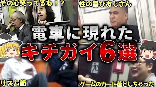 電車に現れたキチ●イ6選！！【ゆっくり解説】