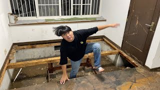 友達の家の床ハンマーで潰してみた【ドッキリ】