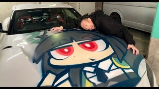 MYの命より大事にしてるスープラ痛車にしてみた【ドッキリ】