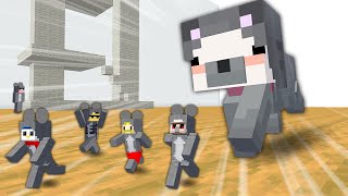 【マイクラ】巨大な猫がいる家から脱出せよ！