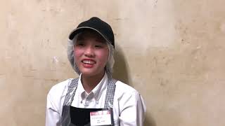 惣菜(実習の様子・インタビュー)