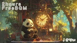 【フリーbgm】あわてんぼう時計【2時間】−さりい−