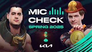 "I did a Rekkles before it was cool" | Kia Mic Check | 2025 LEC Spring Week 4