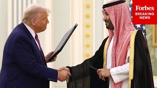 BREAKING NEWS: President Trump And Saudi Crown MBS Attend Signing Ceremony In Riyadh, Saudi Arabia