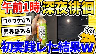 【2ch面白いスレ】午前1時に深夜徘徊！初決行した結果ww