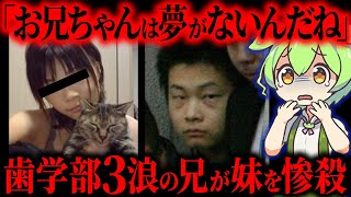 【実話】予備校生の兄が妹を殺害しバラバラに…「渋谷区短大生切断遺体事件」【ずんだもん&ゆっくり解説】