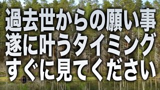 過去世からの願い事が遂に叶うタイミングです。すぐに見てください(@0471)