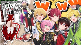 【バグ多発】STPRの最強メンバーを集めてサバイバルしてみたら面白すぎたW W W【すとぷり/騎士A/AMPTAK/めておら】【ヒューマンフォールフラット】【#STPR紅白合戦 】