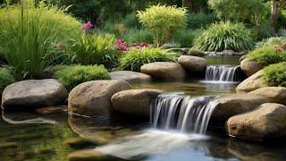 Soul Touching Piano Music + Natural Water Sounds | Relieve Stress & Anxiety