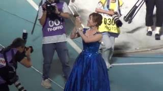 2016年8月6日 川崎 VS 甲府 ハーフタイム 平原綾香さん「Jupiter」披露