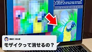 質問：結局モザイクって消せるの？