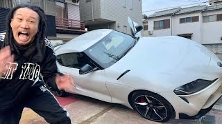 MYの1000万の車を横転させてみた【ドッキリ】