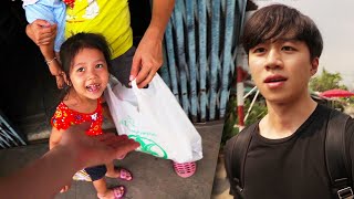 タイのスラム街にお菓子を配りに行きます【バンコク】🇹🇭