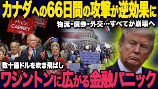 【ゆっくり解説】物流・債券・外交…すべてが崩壊へ！カナダの沈黙制裁がアメリカ経済を直撃、トランプ政権は崩壊寸前！【海外の反応】
