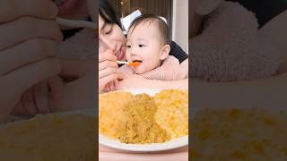 娘に5000円の高級離乳食食べさせたら暴れた #shorts