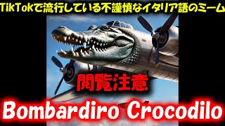 【ミーム解説】脳が腐ると言われている不謹慎ミーム「Bombardiro Crocodilo」って何？