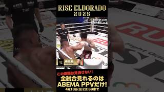 中村寛vsチャンヒョン・リー 2Rハイライトシーン｜2025.3.29 #RISE_ELDRD