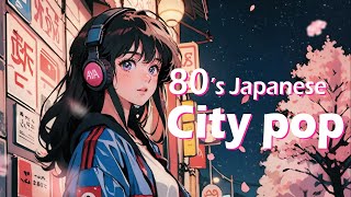 【80s City Pop Playlist】 夜桜のように儚い シティポップ プレイリスト